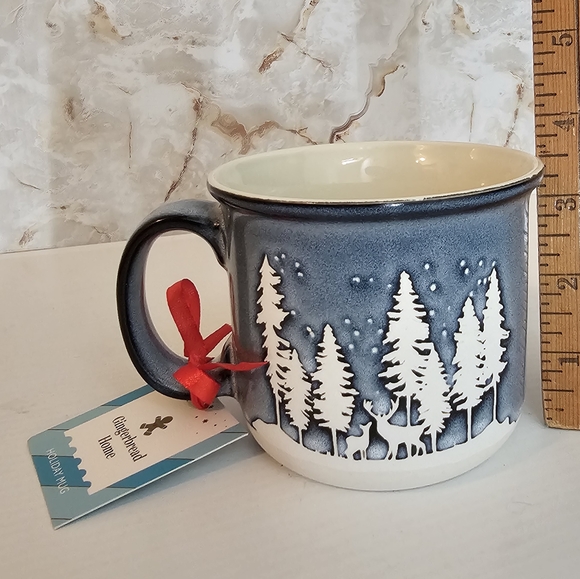 Global Design Forest Deer Holiday Coffee Mug Cup - Picture 9 of 15